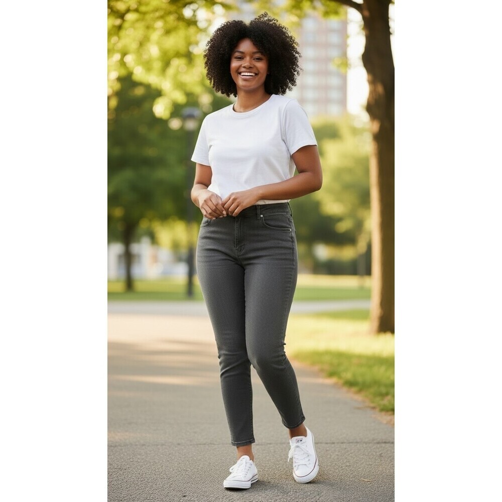 Sonoma Mom Jeans High Rise Black 18R Relaxed Tapered Leg